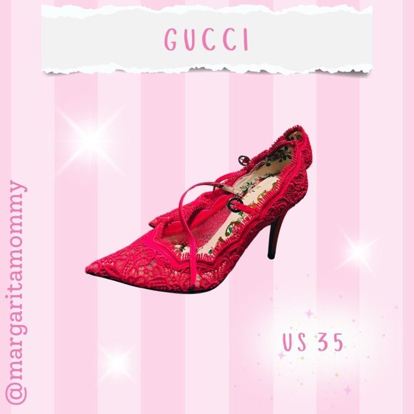 Gucci Heels Pink - Picture 1 of 3